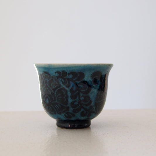 7　青釉小杯 | 川島いずみ