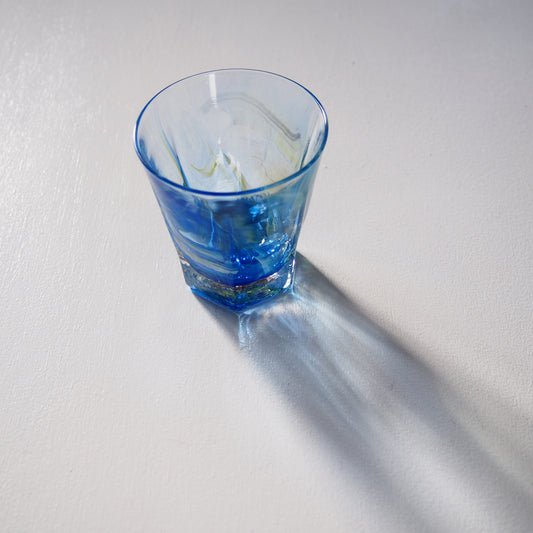 ｓ-3　蒼空　六角グラス | 吉岡　星