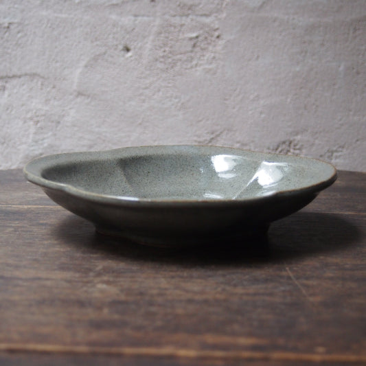 1 鍔縁木瓜皿M（呉須絵） | 加藤舞