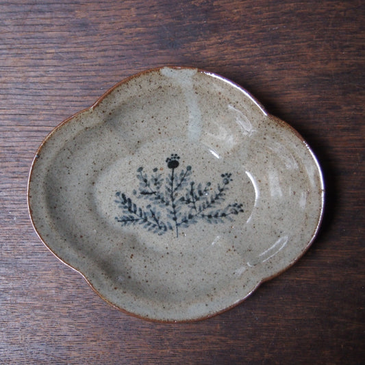 3 鍔縁木瓜皿S （呉須絵） | 加藤舞