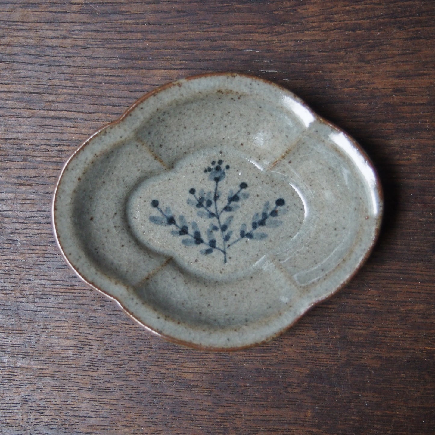 5 鍔縁木瓜皿SS（呉須絵） | 加藤舞