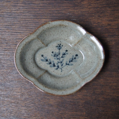 5 鍔縁木瓜皿SS（呉須絵） | 加藤舞