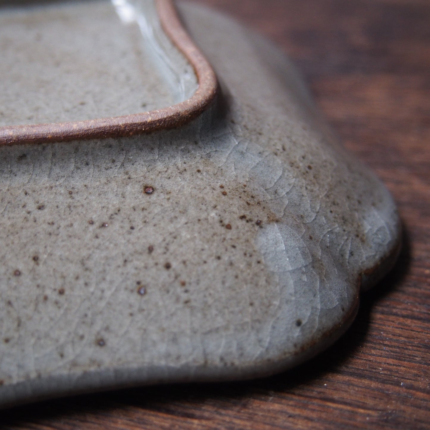 7 隅入四方皿M（呉須絵） | 加藤舞