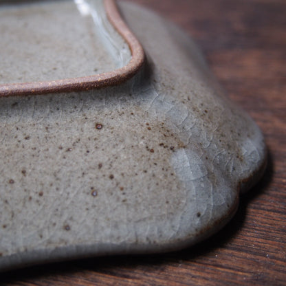 7 隅入四方皿M（呉須絵） | 加藤舞