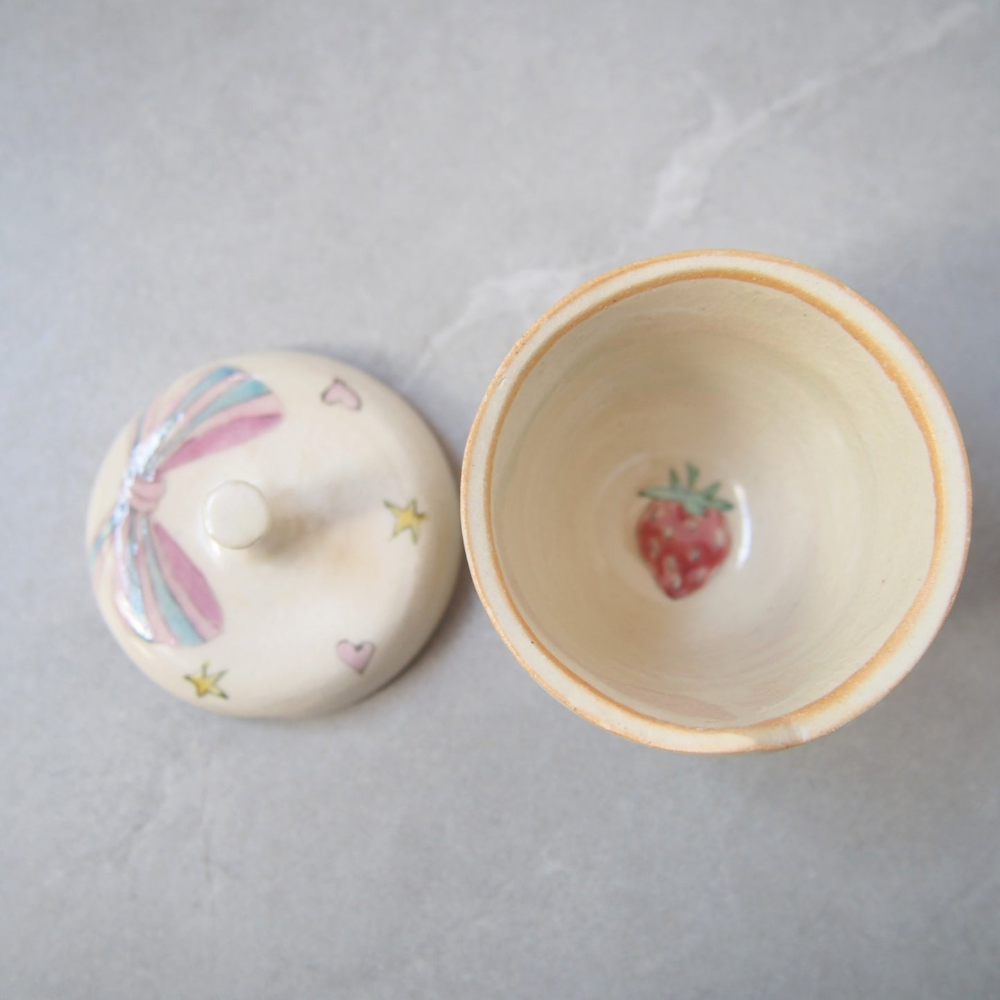 19　蓋物 お茶とマフィン | 古賀智織