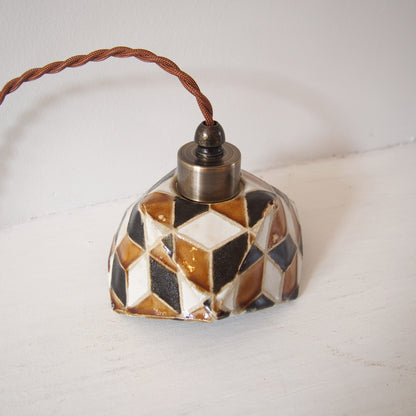 52-1 釉彩ペンダントライト E17 | 佐々木 康弘