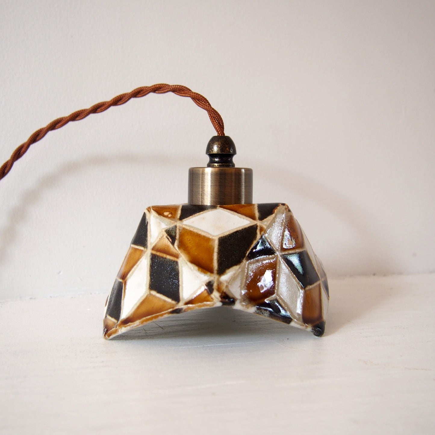 52-1 釉彩ペンダントライト E17 | 佐々木 康弘