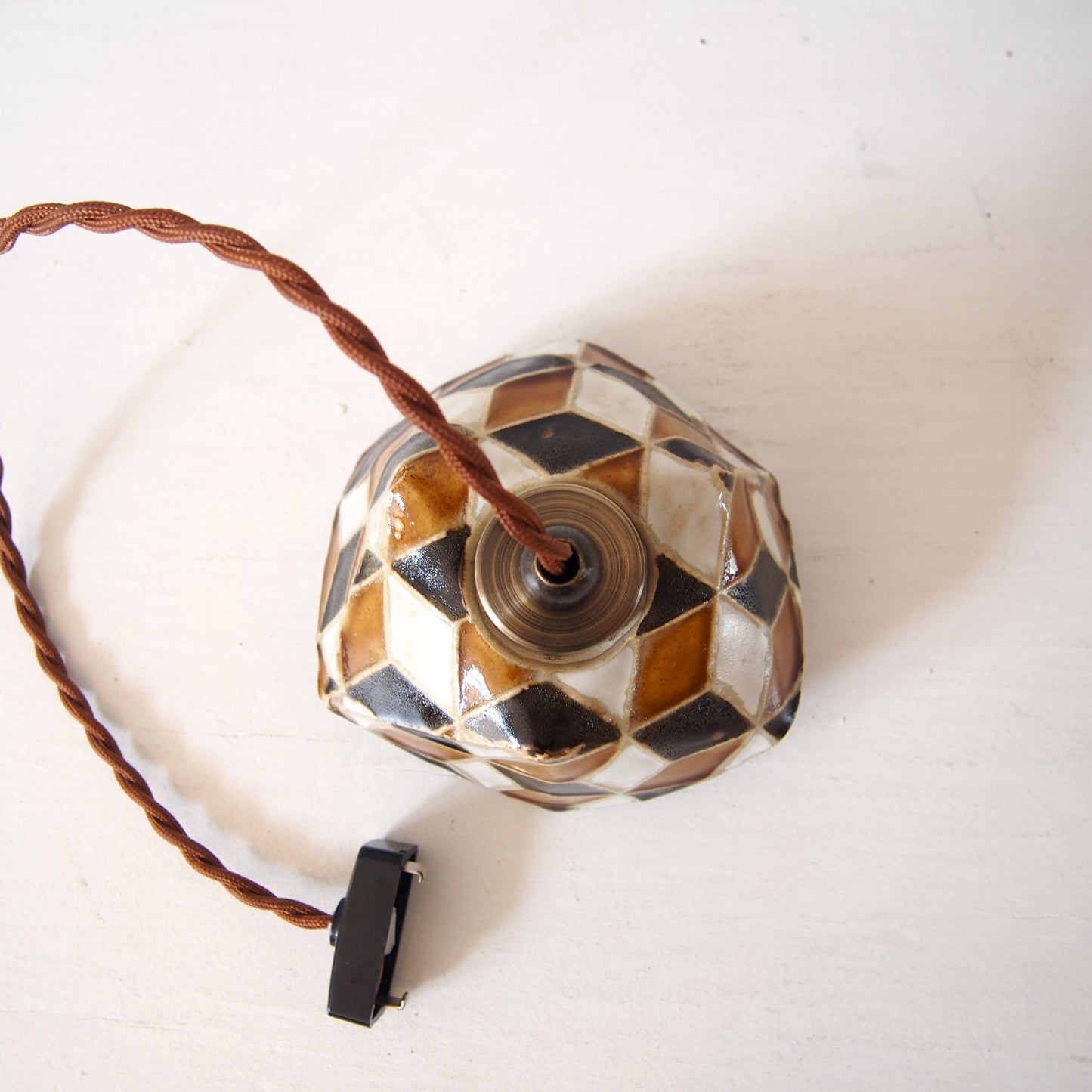 52-1 釉彩ペンダントライト E17 | 佐々木 康弘