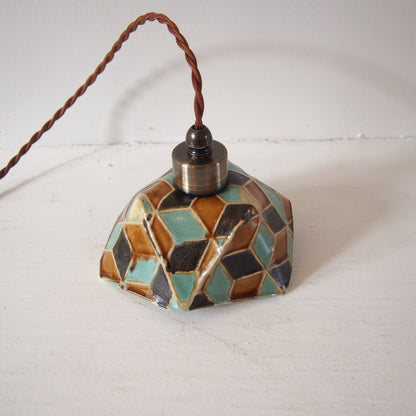 52-1 釉彩ペンダントライト E17 | 佐々木 康弘