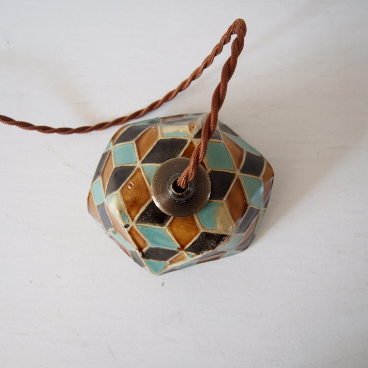 52-1 釉彩ペンダントライト E17 | 佐々木 康弘