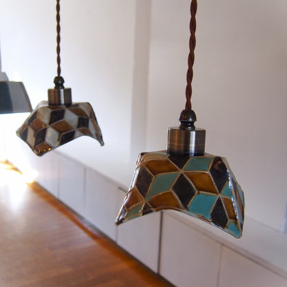 52-1 釉彩ペンダントライト E17 | 佐々木 康弘