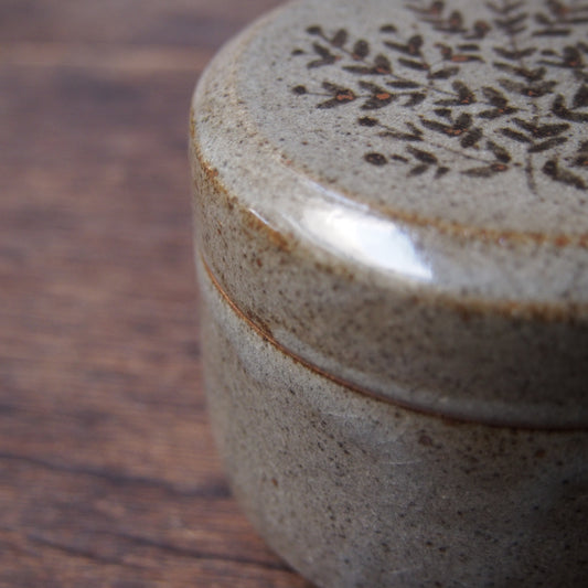 27 蓋物3寸（鉄絵） | 加藤舞