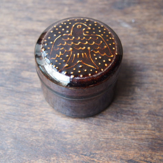 30 蓋物2.5寸（飴イッチン） | 加藤舞