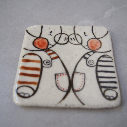 44　 タイル1 ぶたぶた | 黒木杏子