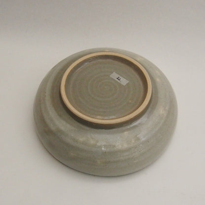 平丸鉢　粉引