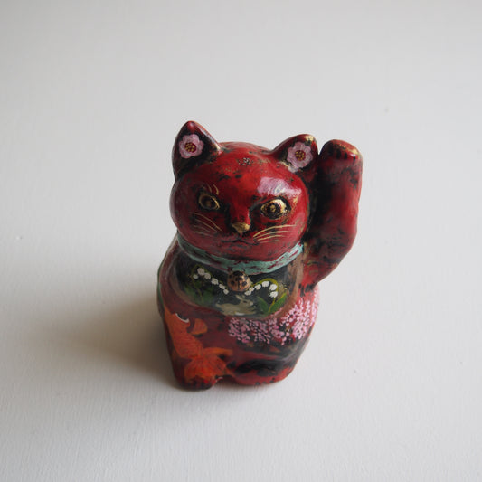 1 まねき猫 （赤） | かつらこ