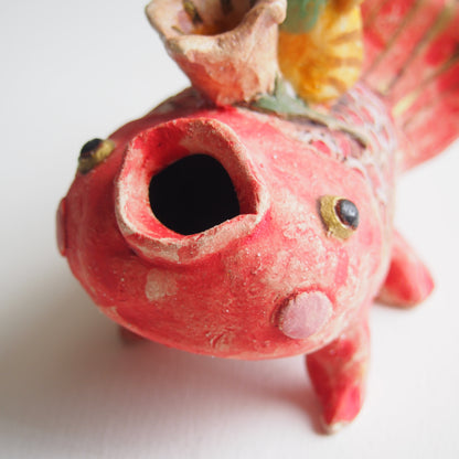 5 ニャンタッテ花瓶 | かつらこ