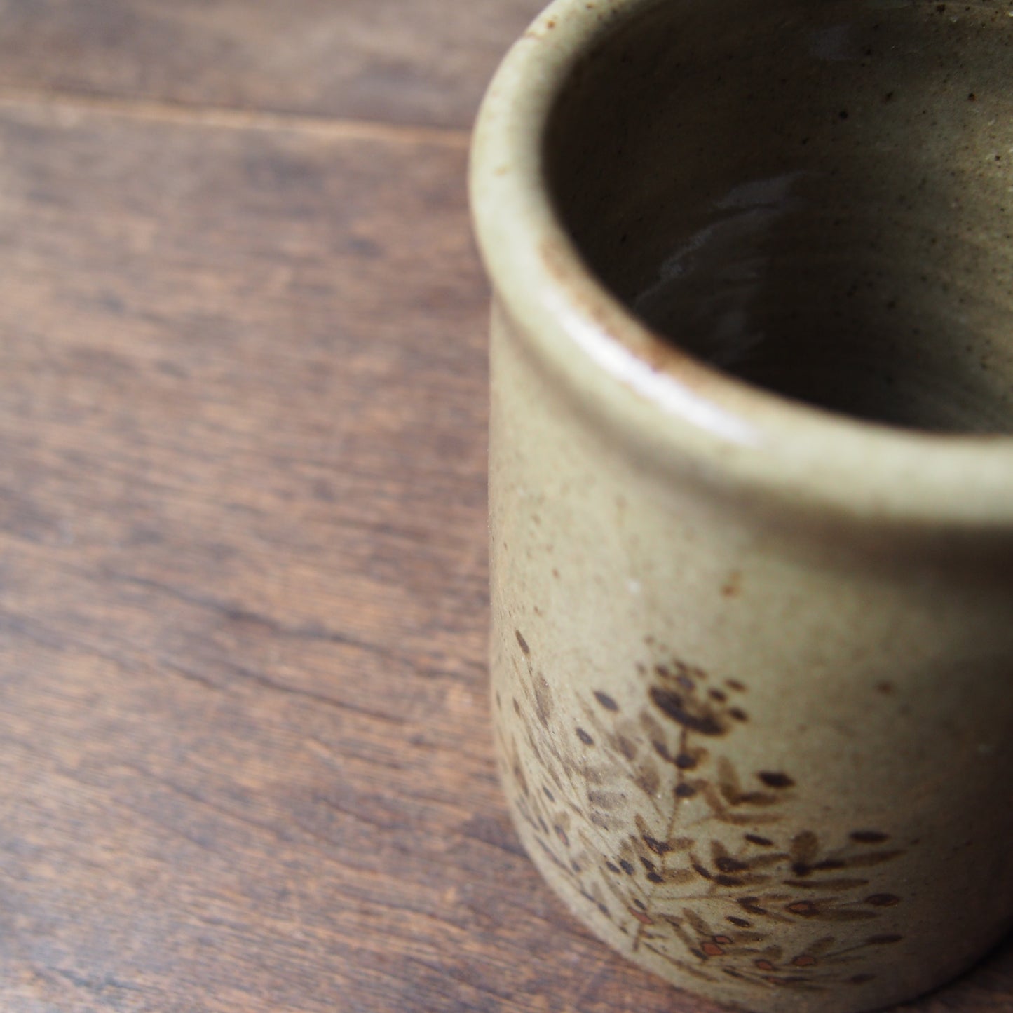 50 カトラリースタンドL（鉄絵並白釉） | 加藤舞