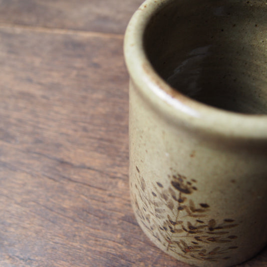 50 カトラリースタンドL（鉄絵並白釉） | 加藤舞