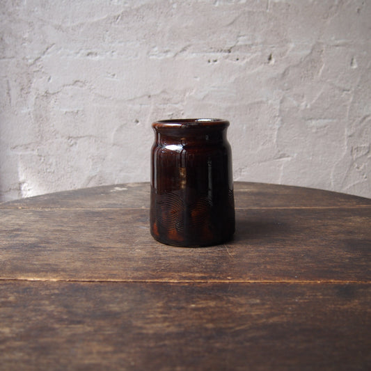 51 カトラリースタンドL（櫛目飴釉） | 加藤舞