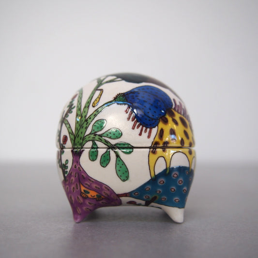 42　カクレル 陶箱4 | ふくちあやこ