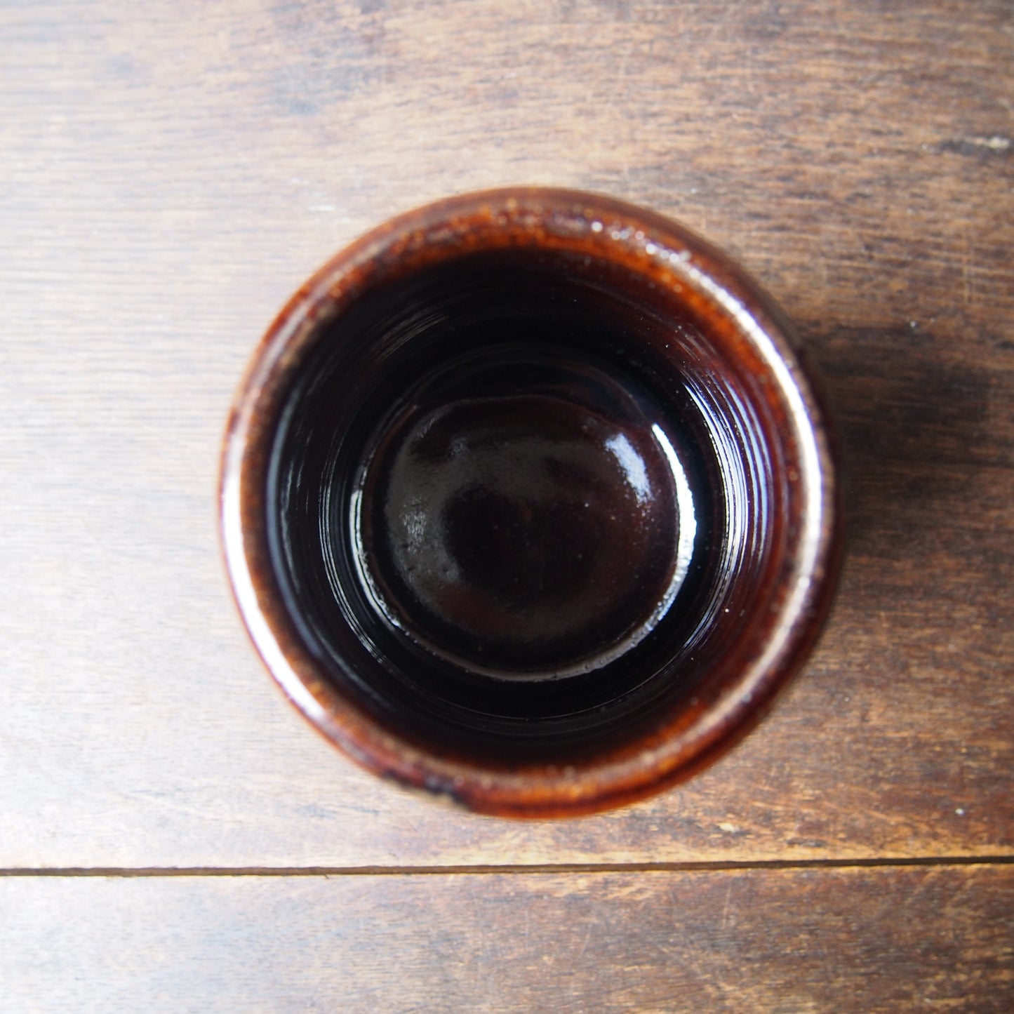 51 カトラリースタンドL（櫛目飴釉） | 加藤舞