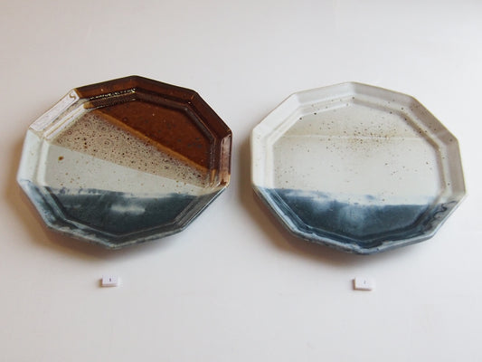 プレート10角　7.5寸　1,2