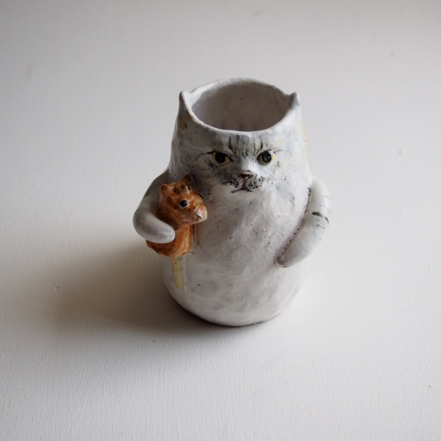1 ねこ花入れ（大）馬 | 松浦 唱子