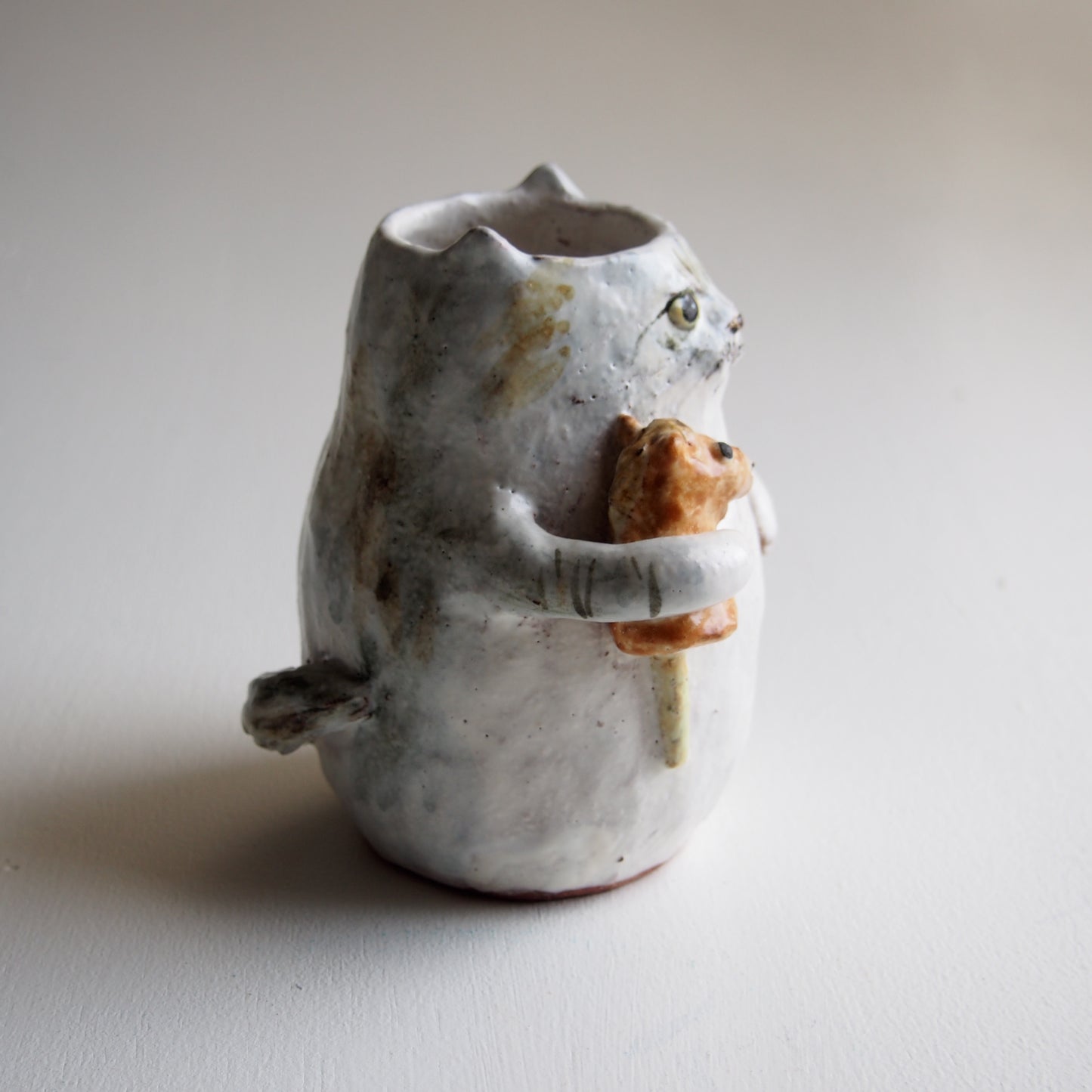 1 ねこ花入れ（大）馬 | 松浦 唱子