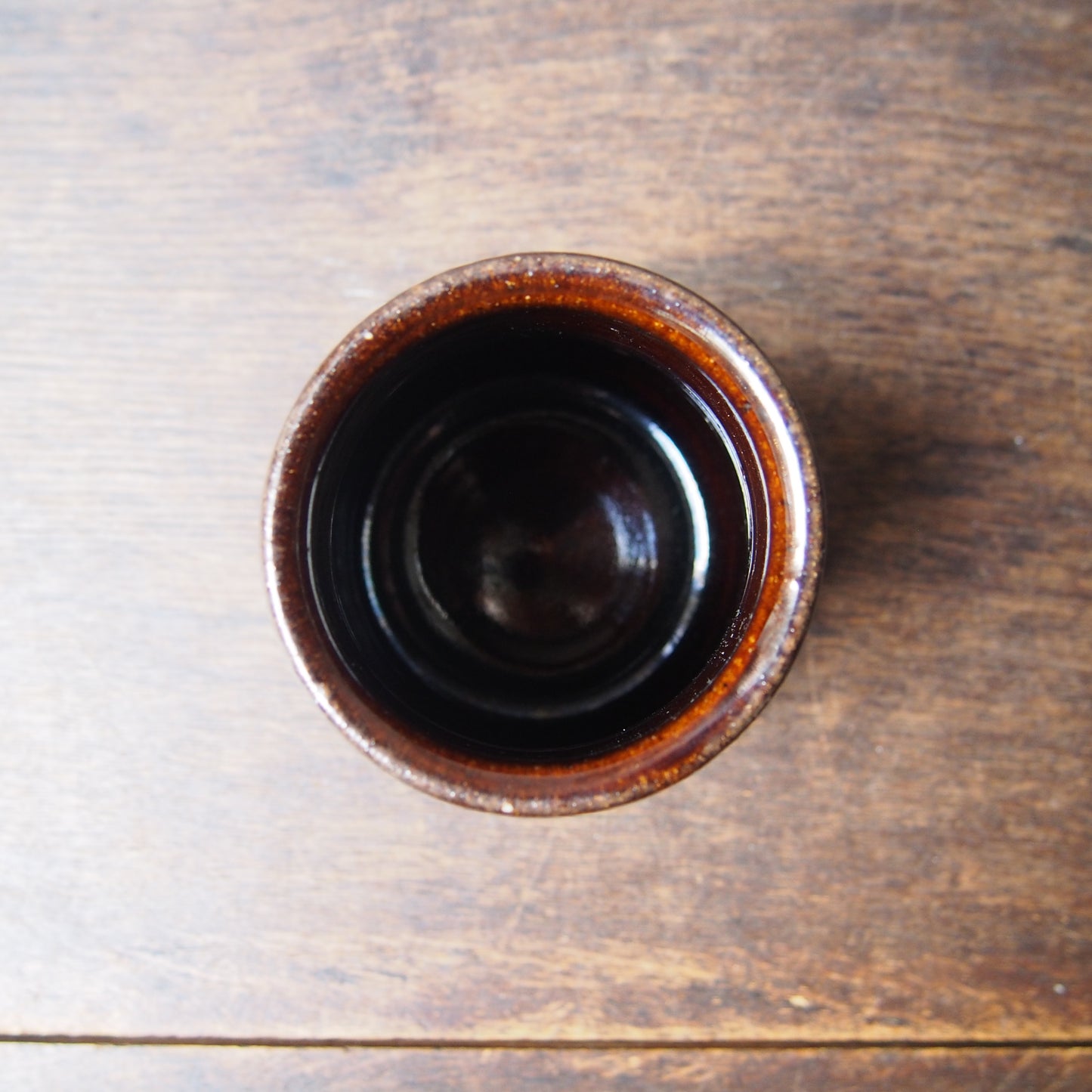 54 カトラリースタンドM（櫛目飴釉） | 加藤舞