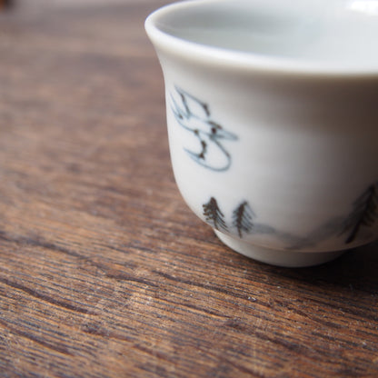 58-1 猪口（磁器染付） | 加藤舞