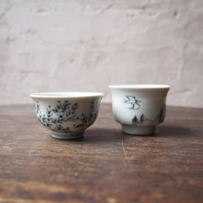 58-2 猪口（磁器染付） | 加藤舞