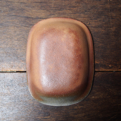 69-2 スリップウェアパイ皿型（薪窯） | 加藤舞