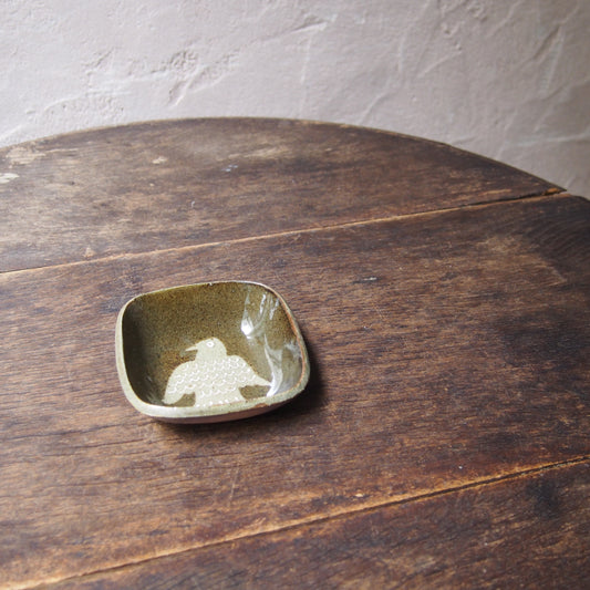 70-2 スリップウェア小鉢（薪窯） | 加藤舞