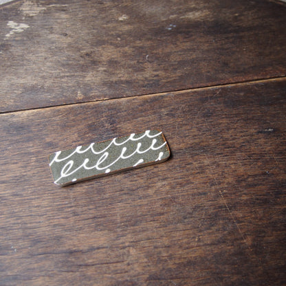 68 スリップウェアカトラリーレスト（薪窯） | 加藤舞