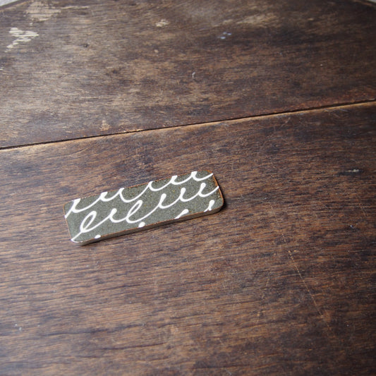 68 スリップウェアカトラリーレスト（薪窯） | 加藤舞