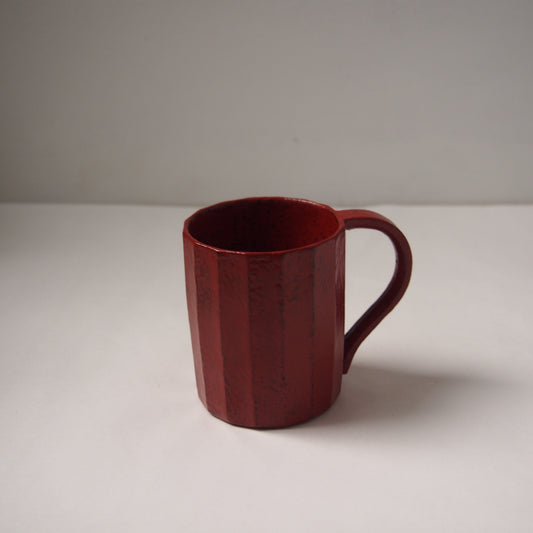 26　たも朱漆縞マグカップ | 原清