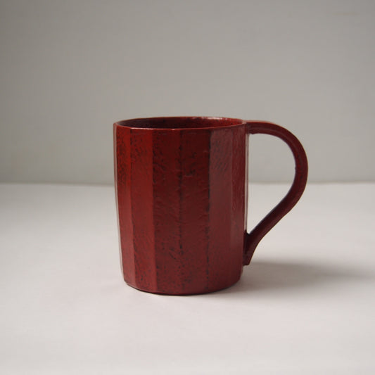 26　たも朱漆縞マグカップ | 原清