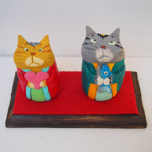 1-5　おひなさま 台付 | 半澤淳子