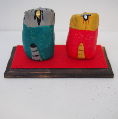 1-5　おひなさま 台付 | 半澤淳子