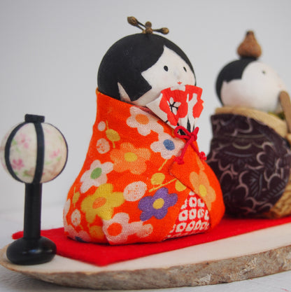 1　座り雛（ぼんぼり付き） | tomomo