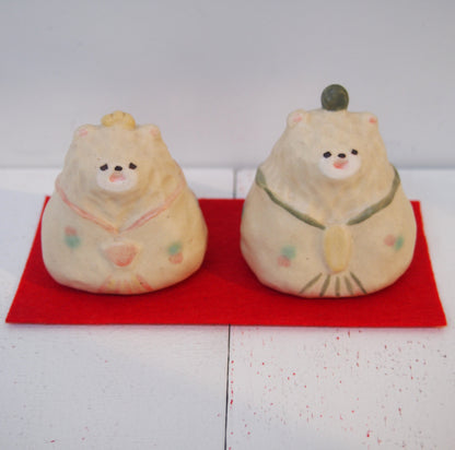 3-1　クマ雛 白 | 加藤美紀子