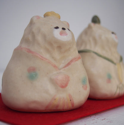 3-1　クマ雛 白 | 加藤美紀子