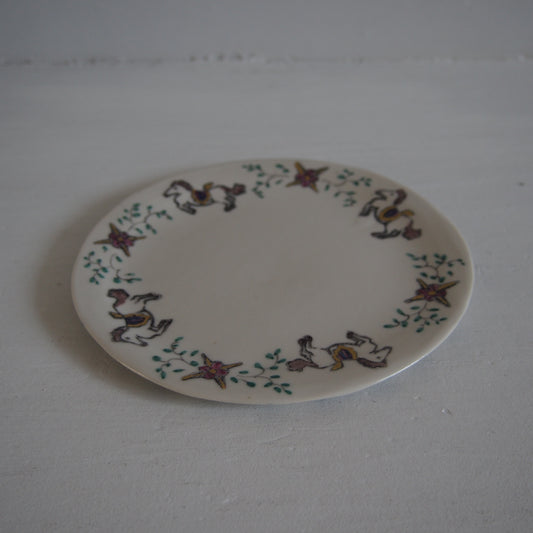 18　馬紋様plate | つちやまり