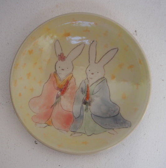 6　絵皿 月とひな | nicoyuzu