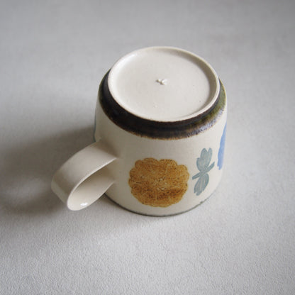 24　ｺｰﾋｰｶｯﾌﾟマム青 | かとうようこ