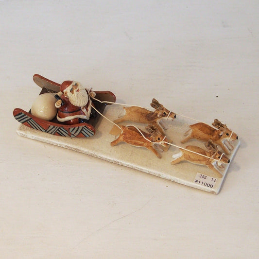 14 ソリ・トナカイ四頭 | やなぎ　ゆきお