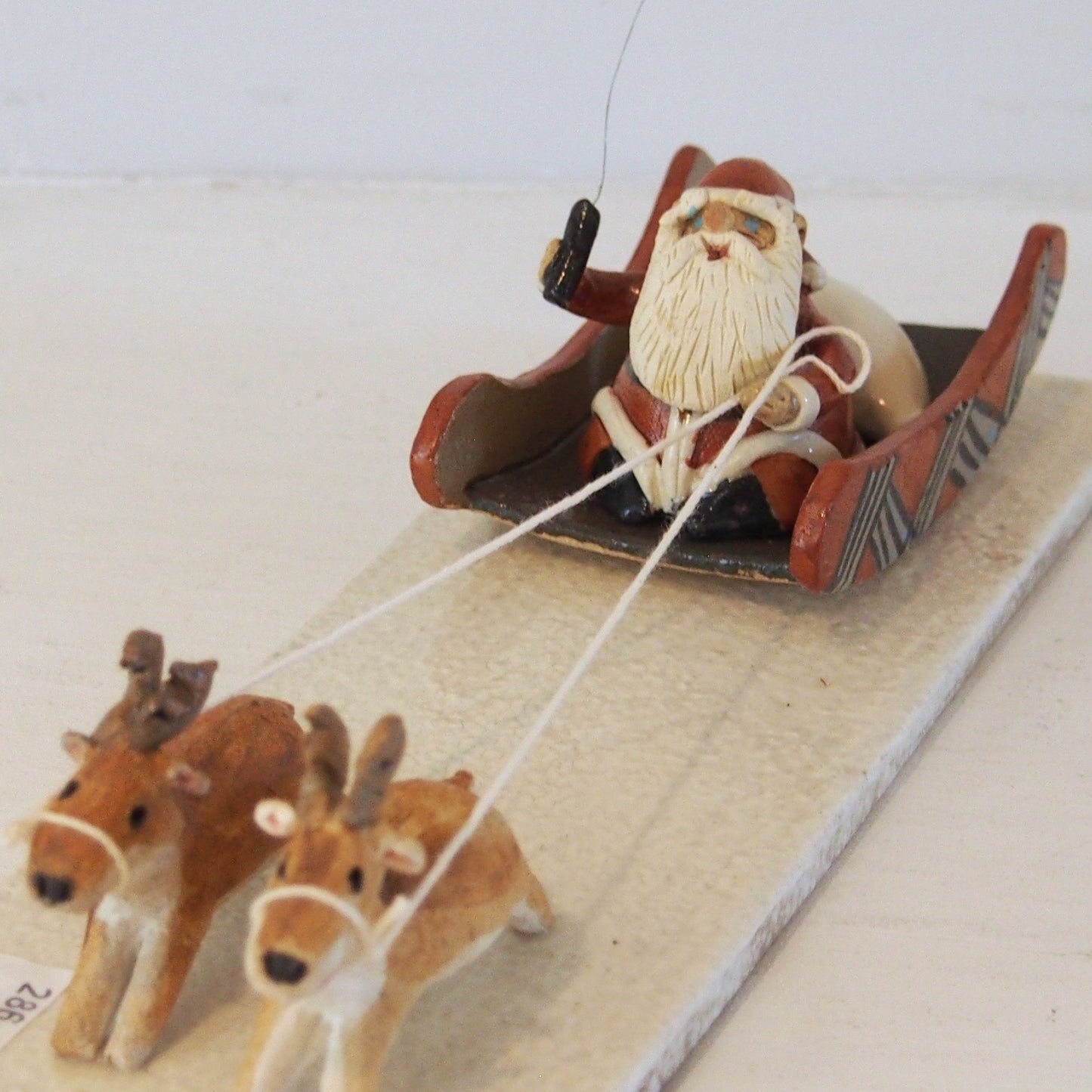 15 ソリ・トナカイ二頭 | やなぎ　ゆきお