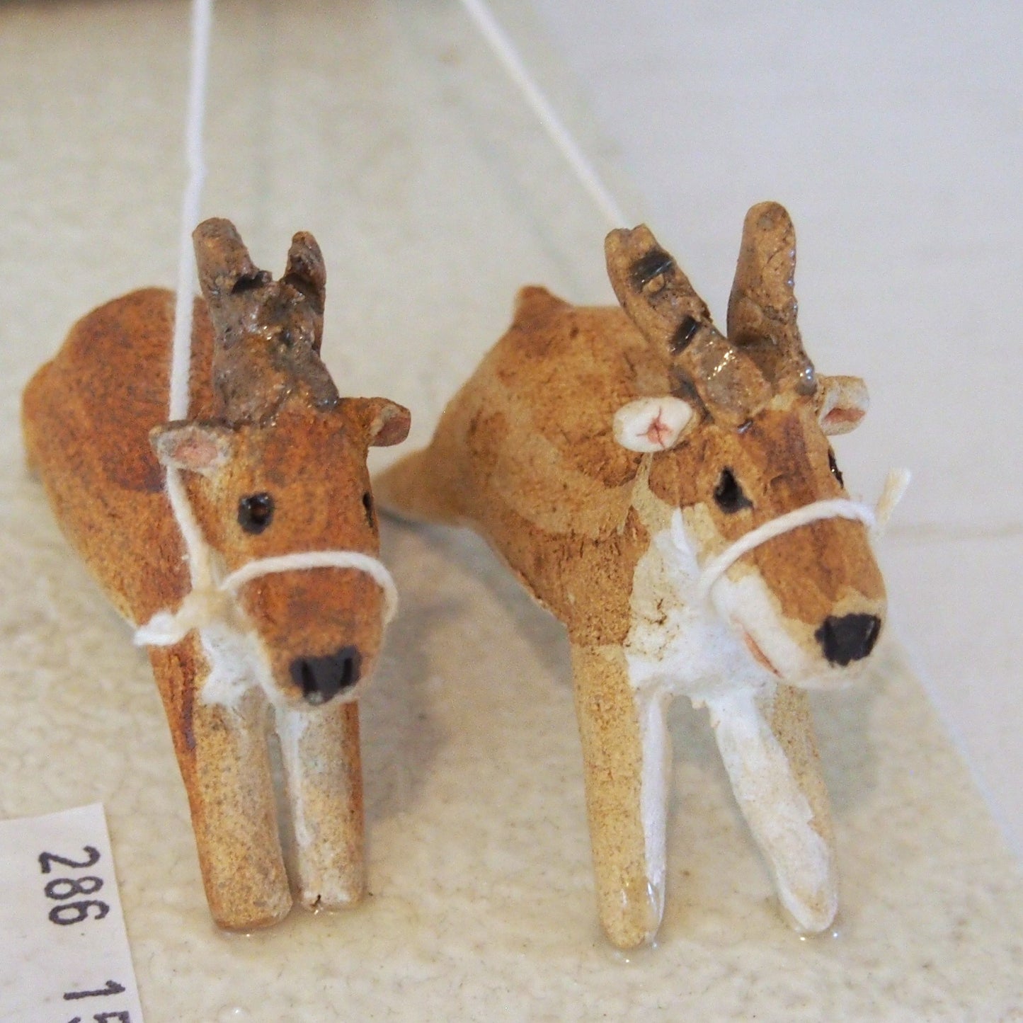 15 ソリ・トナカイ二頭 | やなぎ　ゆきお