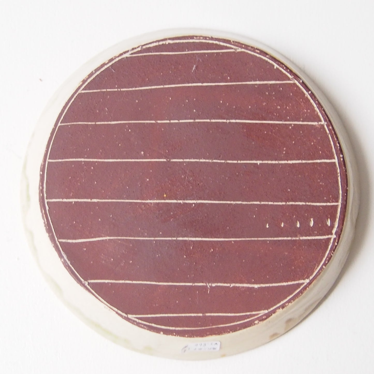 19　黄色い花のプレート（小） | 滝沢三奈子